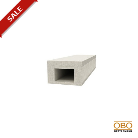 Obo-bettermann BSK 121016 OBO BETTERMANN Fire protection duct I120/E90 , 105x160mm, Grey, Glass-fibre lightweight c..