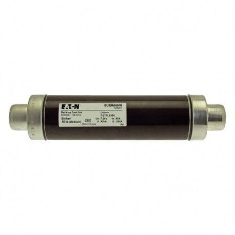 EATON - MOELLER 7.2KV 80Amp 3" 'J' DIN Fuse 7.2KV 80Amp 3" 'J' DIN Fuse 7.2TFLSJ80 7-2TFLSJ80 EATON ELECTRIC cartridge fuse, MT, 80 A, AC 7.2 kV, 3", 76..