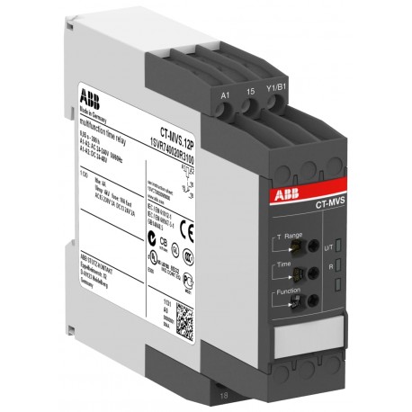 Abb 1SVR730020R0200 CT-MVS.21S Time relay, multifunction 2c/o, 24-240VAC/DC