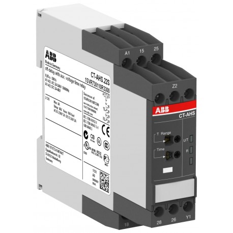 Abb 1SVR730110R3300 CT-AHS.22S Time relay, OFF-delay 2c/o, 24-48VDC, 24-240VAC