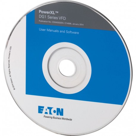 EATON - MOELLER DXG-ACC-SOFTWARE DXG-ACC-SOFTWARE 730-32036-00P Y7-730-32036-00P EATON ELECTRIC Software kit for DG1 variable frequency drive..