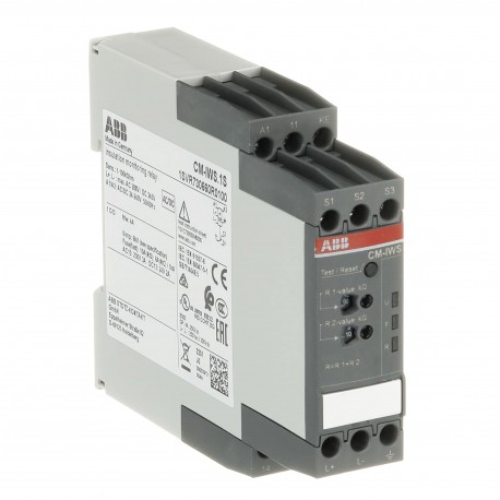 Abb 1SVR730660R0100 CM-IWS.1S Insulation monitoring relay 1c/o, 1-100kOhm, 24-240VAC/DC