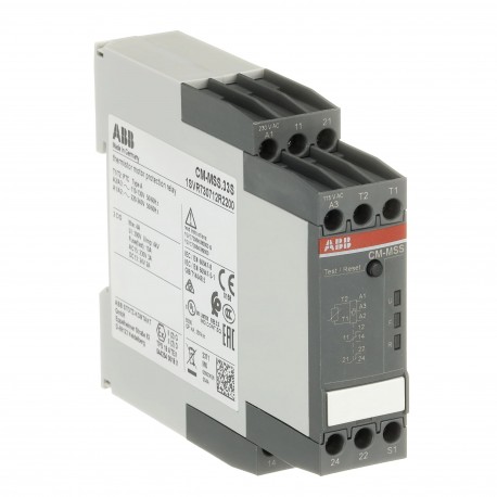 Abb 1SVR730712R1300 CM-MSS.51S Therm. motor protec. relay 2x1c/o, 24-240VAC/DC