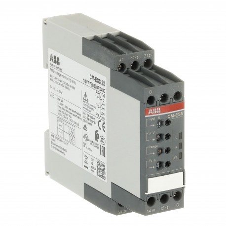 Abb 1SVR730830R0300 CM-ESS.1S Voltage monitoring relay 1c/o, B-C 3-600VRMS, 24-240VAC/DC