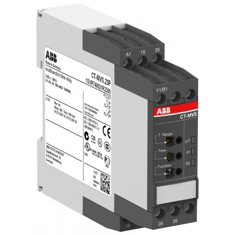 Abb 1SVR740021R2300 CT-MVS.23P Time relay, multifunction 2c/o, 380-440VAC