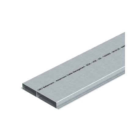 Obo-bettermann S2 19028 OBO BETTERMANN Underfloor duct 2 compartments, 2000x190x28, Strip-galvanised, DIN EN 10147,..