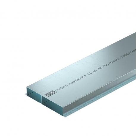 Obo-bettermann S2 19038 OBO BETTERMANN Underfloor duct 2 compartments, 2000x190x38, Strip-galvanised, DIN EN 10147,..