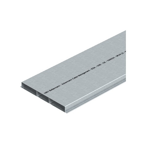 Obo-bettermann S3 25028 OBO BETTERMANN Underfloor duct 3 compartments, 2000x250x28, Strip-galvanised, DIN EN 10147,..