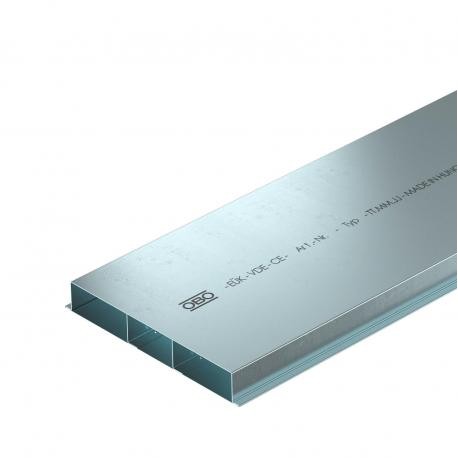 Obo-bettermann S3 25038 OBO BETTERMANN Underfloor duct 3 compartments, 2000x250x38, Strip-galvanised, DIN EN 10147,..