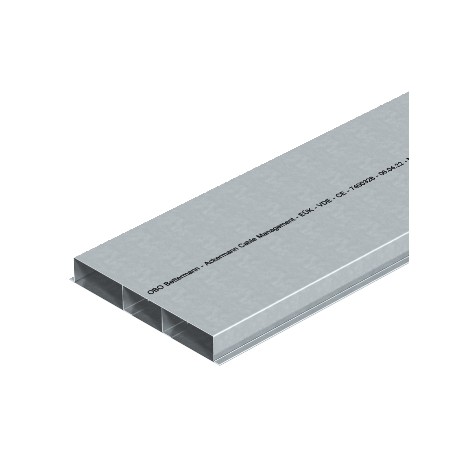 Obo-bettermann S3 35038 OBO BETTERMANN Underfloor duct 3 compartments, 2000x350x38, Strip-galvanised, DIN EN 10147,..
