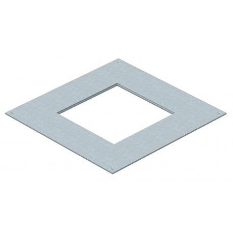 Obo-bettermann DUG 250-3 4 OBO BETTERMANN Mounting lid 250-2/3 for GES4, 282x282x4, Strip-galvanised, DIN EN 10147,..