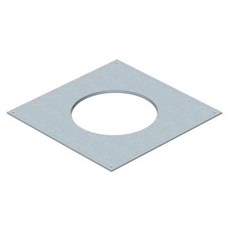 Obo-bettermann DUG 250-3 R4 OBO BETTERMANN Mounting lid 250-2/3 for R4, 282x282x4, Strip-galvanised, DIN EN 10147, ..