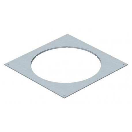 Obo-bettermann DUG 350-3 R7 OBO BETTERMANN Mounting lid 350-2/3 for R7, 383x383x4, Strip-galvanised, DIN EN 10147, ..