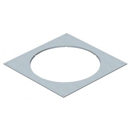 Obo-bettermann DUG 350-3 R9 OBO BETTERMANN Mounting lid 350-2/3 for R9, 383x383x4, Strip-galvanised, DIN EN 10147, ..