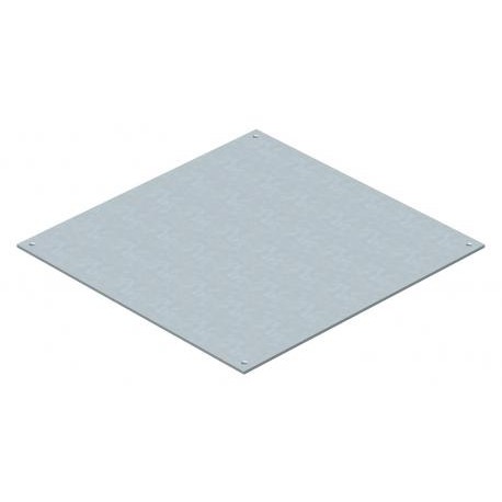 Obo-bettermann DU 250-2 OBO BETTERMANN Blanking lid for UZD250-2/3, 282x282x4, Strip-galvanised, DIN EN 10147, Stee..