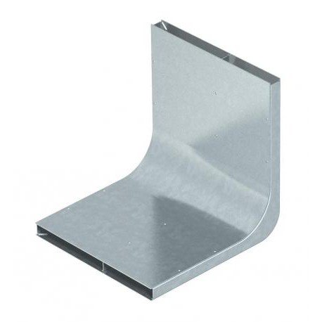 Obo-bettermann KV2 19028 OBO BETTERMANN Vertical bend 2 compartments for EÜK, Strip-galvanised, DIN EN 10147, Steel..