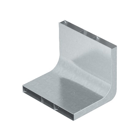 Obo-bettermann KV3 25028 OBO BETTERMANN Vertical bend 3 compartments for EÜK, Strip-galvanised, DIN EN 10147, Steel..