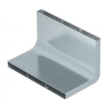Obo-bettermann KV3 35028 OBO BETTERMANN Vertical bend 3 compartments for EÜK, Strip-galvanised, DIN EN 10147, Steel..