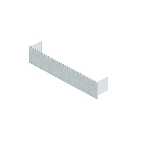 Obo-bettermann SES 19037 OBO BETTERMANN End closure section , 190x37mm, Strip-galvanised, DIN EN 10147, Steel, St