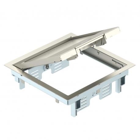 OBO BETTERMANN GES4M-2 10U GES4M-2 10U 7405191 OBO BETTERMANN Service outlet for universal mounting, Stainless steel, grade 304, VA, 1...