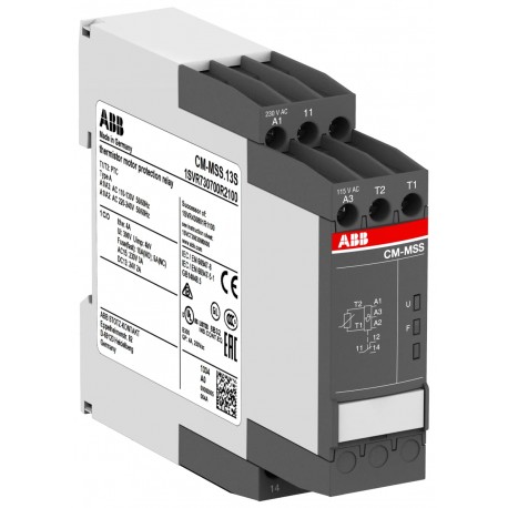 Abb 1SVR740700R2100 CM-MSS.13P Therm. motor protec. relay 1c/o, 110-130VAC/220-240VAC