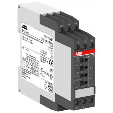 Abb 1SVR740740R0100 CM-TCS.11P Temperature monitoring relay Temp.-range -50...+50°C, 24-240VAC/DC