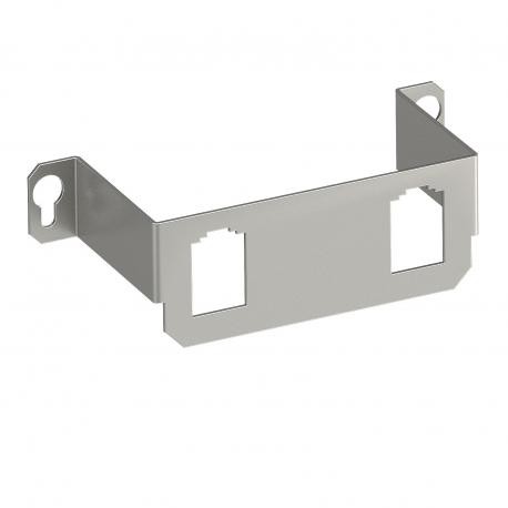 OBO BETTERMANN MTGE2 15 2B MTGE2 15 2B 7407595 OBO BETTERMANN Mounting plate for GE2 16 with 2x hole pattern Type B, 118x47x34, Stainle..