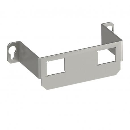 Obo-bettermann MTGE2 15 2C OBO BETTERMANN Mounting plate for GE2 17 with 2x hole pattern Type C, 118x47x34, Stainle..
