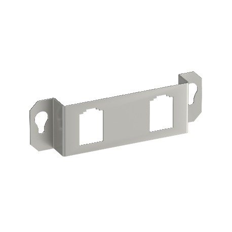 Obo-bettermann MTGE2F 2B OBO BETTERMANN Mounting plate for GE2F with 2x hole pattern Type B, Stainless steel, grade..