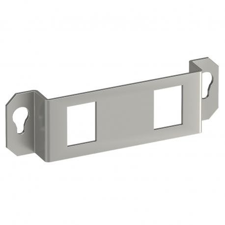 Obo-bettermann MTGE2F 2C OBO BETTERMANN Mounting plate for GE2F with 2x hole pattern Type C, Stainless steel, grade..