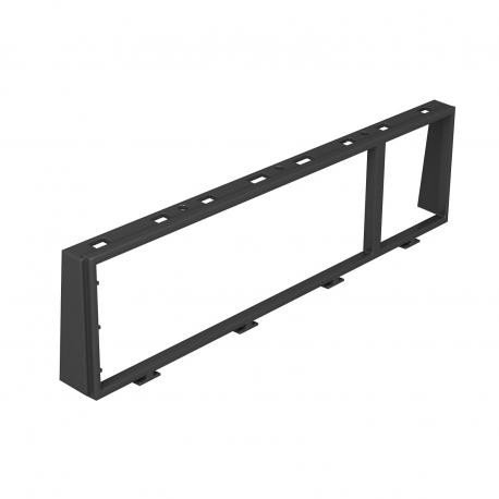 Obo-bettermann MT45V 3+1 OBO BETTERMANN Installation frame for 3f + 1f Modul 45, Graphite black, 9011, Polyamide, PA