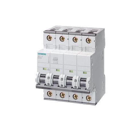 SIEMENS 5SY7408-7 5SY7408-7 SIEMENS Miniature circuit breaker 400 V 15kA, 4-pole, C, 8A, D 70 mm