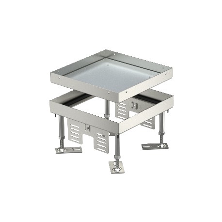 Obo-bettermann RKN2 4 VMSL1N 20 OBO BETTERMANN Square cassette SL blank, 200x200mm, Stainless steel, grade 304, VA,..