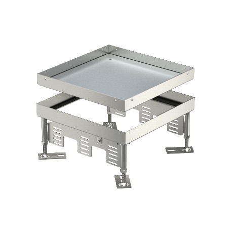 Obo-bettermann RKN2 9 VMSL1N 21 OBO BETTERMANN Square cassette SL blank, 243x243mm, Stainless steel, grade 304, VA,..