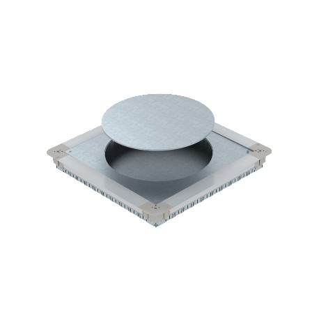 Obo-bettermann UGD55 350-3R9R OBO BETTERMANN Underfloor box empty for GESR9/55UV, 467x467x55, Strip-galvanised, DIN..