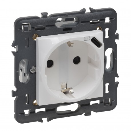 LEGRAND 741234 741234 LEGRAND VN-2P+T+USB TYPE-C WHITE