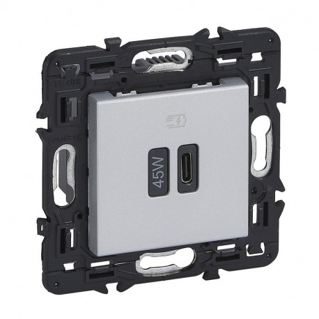 Legrand 741339 VN-CHARGER USBC PD 45W ALU