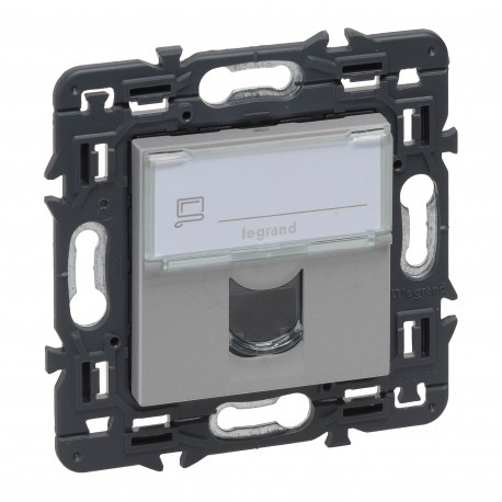 LEGRAND 741375 741375 LEGRAND VN-BASE 1XRJ45 UTP CAT.6 ALUM