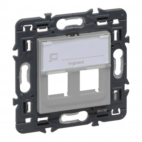LEGRAND 741378 741378 LEGRAND VN-ADAPT.2XRJ45 KEYSTONE ALUM