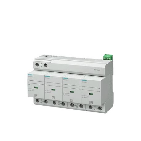SIEMENS 5SD7414-1 5SD7414-1 SIEMENS lightning arrester type 1, requirement class B, Uc 350 V, protective modules, plug-in, 4-p..