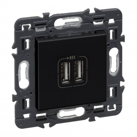 LEGRAND 741431 741431 LEGRAND VN-BASE 2XUSB TIPA 2,4 TO DARK