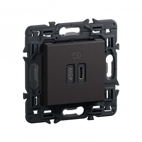 Legrand 741439 VN-CHARGER USBC PD 45W DARK
