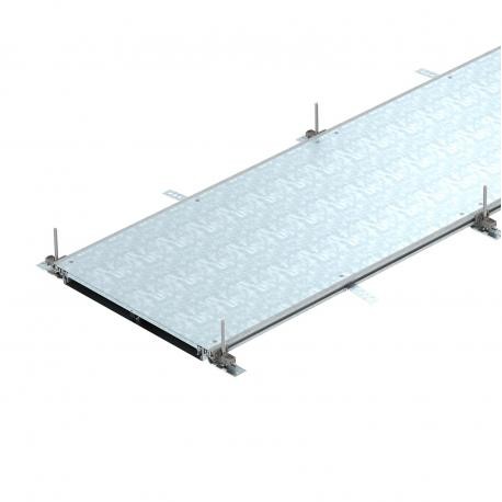 Obo-bettermann OKA-W5004030 OBO BETTERMANN Flushfloor trunking unit blank, 2400x500x40, Strip-galvanised, DIN EN 10..
