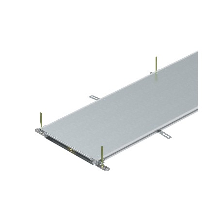 Obo-bettermann OKA-W6004030 OBO BETTERMANN Flushfloor trunking unit blank, 2400x600x40, Strip-galvanised, DIN EN 10..