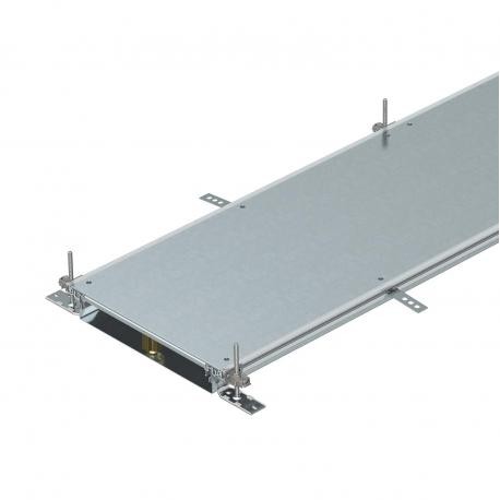 Obo-bettermann OKA-W3006050 OBO BETTERMANN Flushfloor trunking unit blank, 2400x300x60, Strip-galvanised, DIN EN 10..