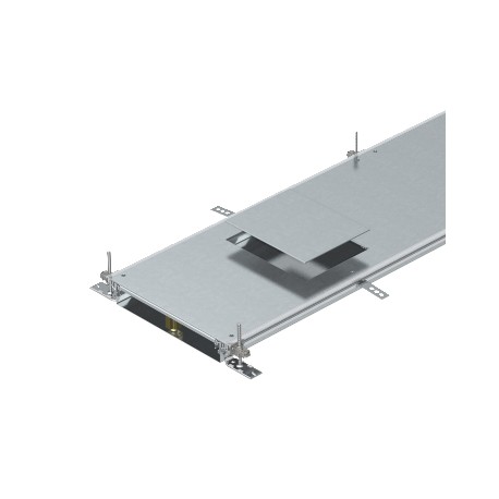 Obo-bettermann OKA-W4006050D6 OBO BETTERMANN Flushfloor trunking unit for service unit GES6, 2400x400x60, Strip-gal..