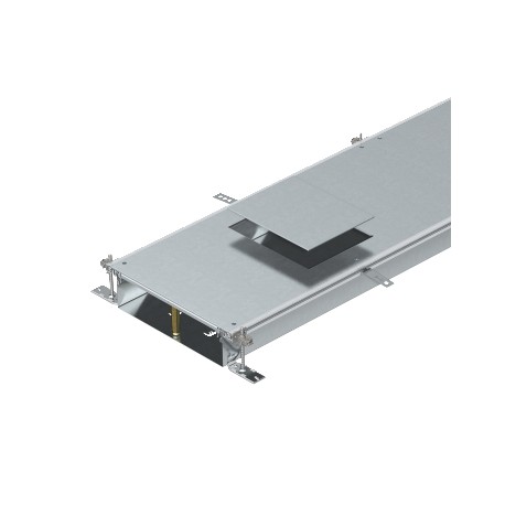 Obo-bettermann OKA-W40010050D6 OBO BETTERMANN Flushfloor trunking unit for service unit GES6, 2400x400x100, Strip-g..
