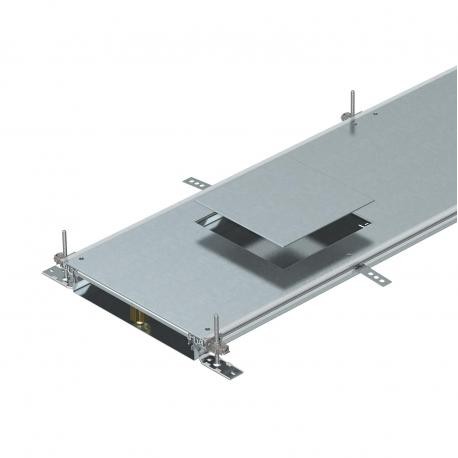 Obo-bettermann OKA-W4006050D9 OBO BETTERMANN Flushfloor trunking unit for service unit GES9, 2400x400x60, Strip-gal..