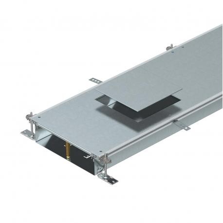 Obo-bettermann OKA-W40010050D9 OBO BETTERMANN Flushfloor trunking unit for service unit GES9, 2400x400x100, Strip-g..
