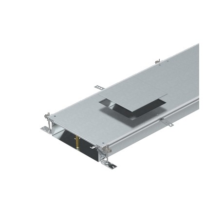 Obo-bettermann OKA-W60010050D9 OBO BETTERMANN Flushfloor trunking unit for service unit GES9, 2400x600x100, Strip-g..